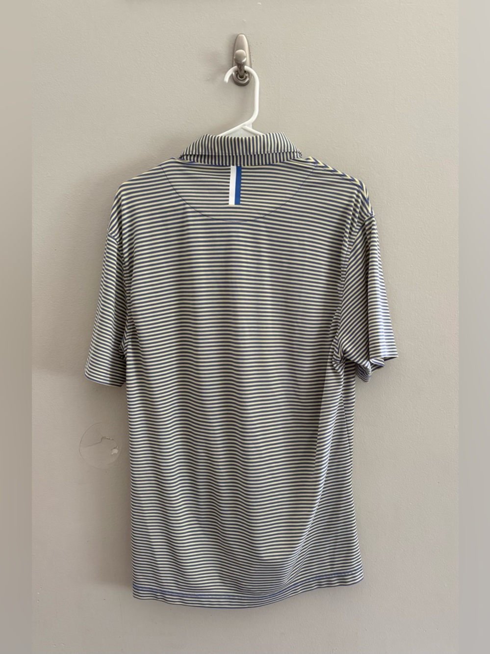 Rhoback Men’s The Birdie Stripe Short Sleeve Performance Polo | Size M - Picture 3 of 10